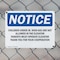 Signmission Children Under Jr. High Age Are Not Allowed, 24 in W x Rectangle, Plastic OS-2PACK-NS-P-1824-L-10583 - alternate 2